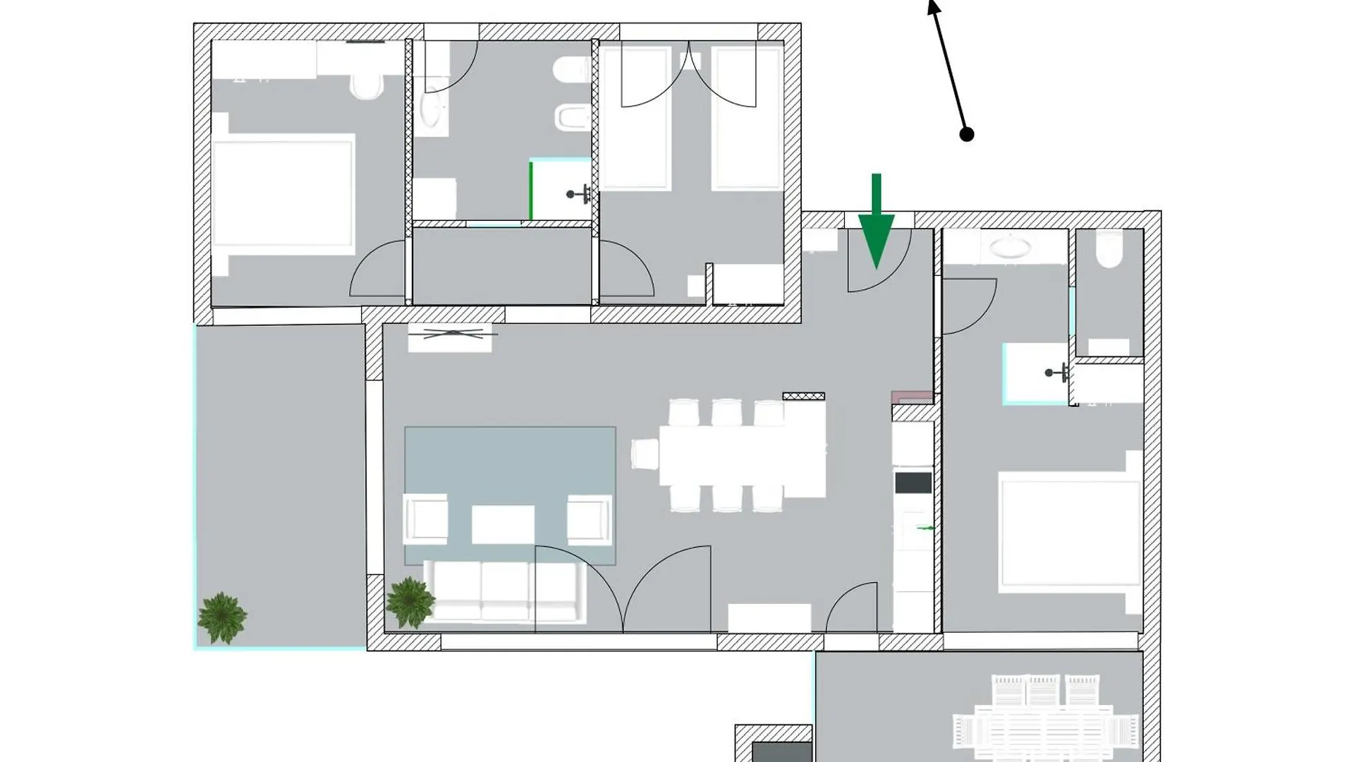 Neue Exklusive Ferienwohnung Mit Pool Maslenica Apartment